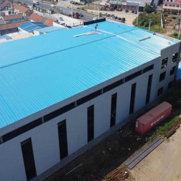 High Quality Large Span Galvanlized Frame Customizable Steel Structure Workshop