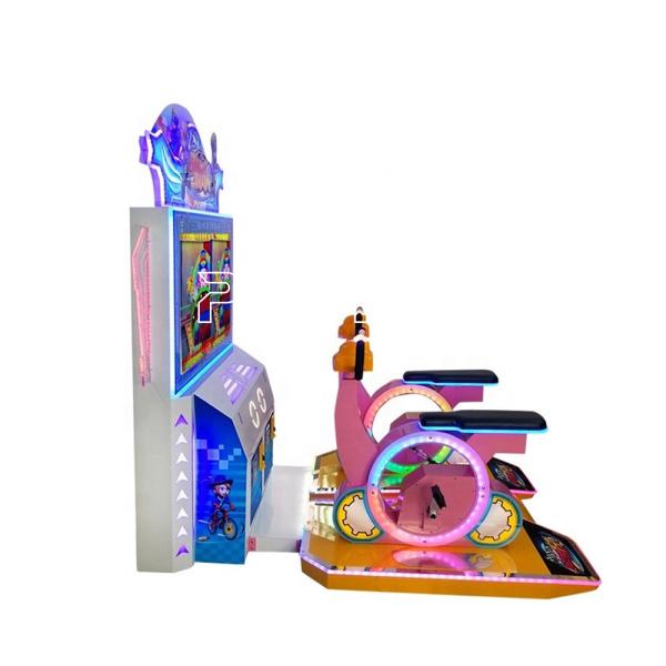 Jogo interno de moedas 47 polegadas Super 2 jogadores Link Scooter Bike Resgate Ticket Game Arcade Racing Machine para criança