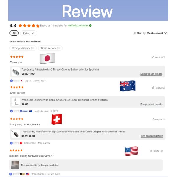 Adjustable Cable Looping Gripper for 0.6mm~2.0mm Steel Wire with 7 Days Delivery and 100pcs MOQ