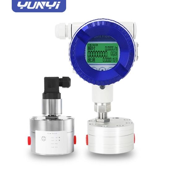 Yunyi High Accuracy Digital Oval Gear Flow Meter for Oil and Diesel 4-20Ma Micro Gear Flow Meter OEM Customizable