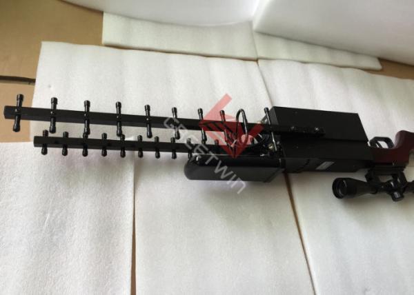 jammer do uav da arma de 2.4G 5.8G GPS Glonass anti, jammer até 800m do zangão 60 watts