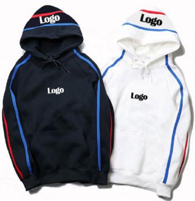 O algodão orgânico de 100% bordou o Hoodie pesado do pulôver dos Hoodies lisos unisex