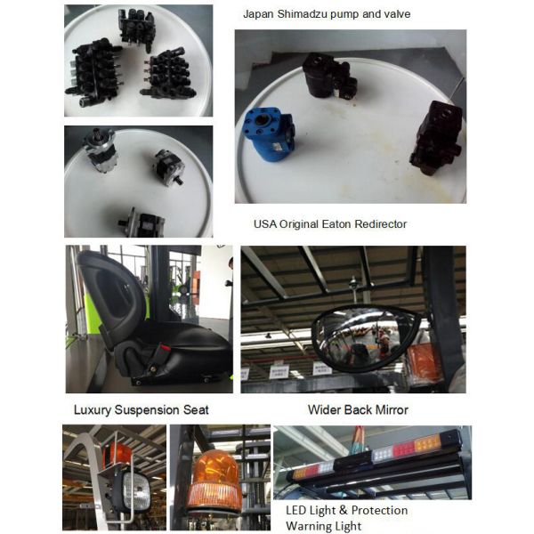 6 тонн дизельного вилочного погрузчика с автоматической трансмиссией и высотой подъема 5000 мм