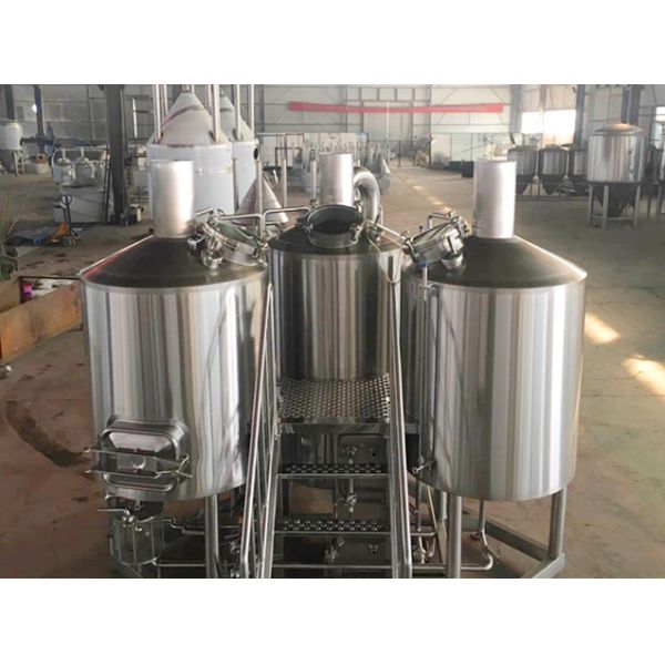 500L Small Brewery Equipment SS316 Glycol Cooling Jacket With Semi Automatic