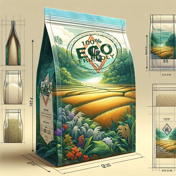 Rice Bag Manufacture Plastic Rice Bags Wholesale 5kg Food Packaging Bags Rice Package