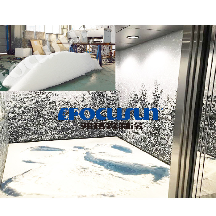 220V/1P/60HZ/50HZ Копленд компрессор Focusun 600kg Снеговая машина для спа-отели