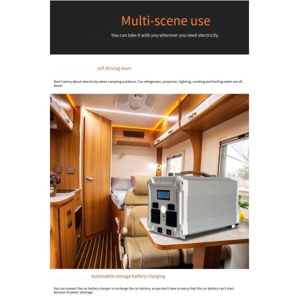 Мобильный портативный литиевый аккумулятор для кемпинга 500 Вт 600 Вт 1000 Вт 2000 Вт 3000 Вт