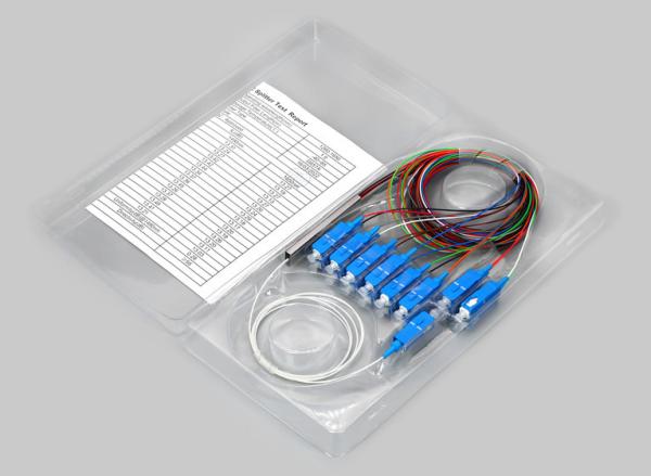 1*N Steel Tube Type Fiber Optic PLC Splitter for FTTX System