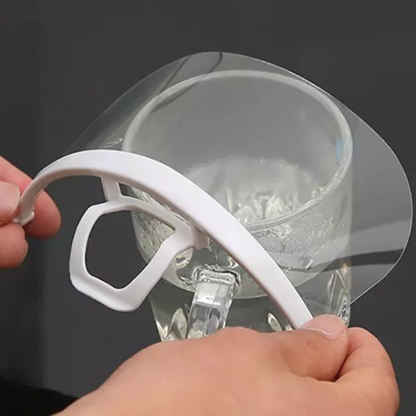 Transparent Anti Fog Transparent PC Material Face Mask Anti Saliva