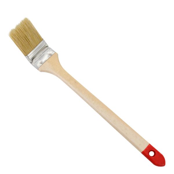 Radiator Natural Bristle Paint Brush Long Handles  No Shedding Hair