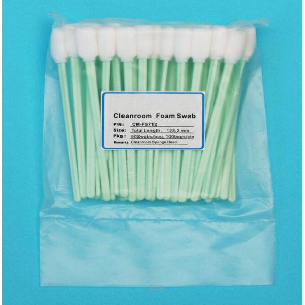 Анти- статическая подсказка пены вытирает тампоном Steriled 28mm для чистки оружия