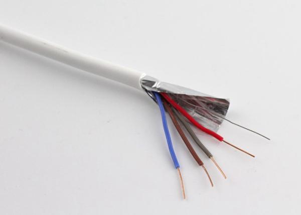 Baixo fogo do alarme do fumo FRLS - o cabo resistente 2C 0.5MM2 protegeu o fio elétrico