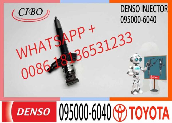 095000-6040 Man Truck Injector 0445111007 Injector Diesel Fuel For 23670-0R020 2AD-FTV Diesel Engine