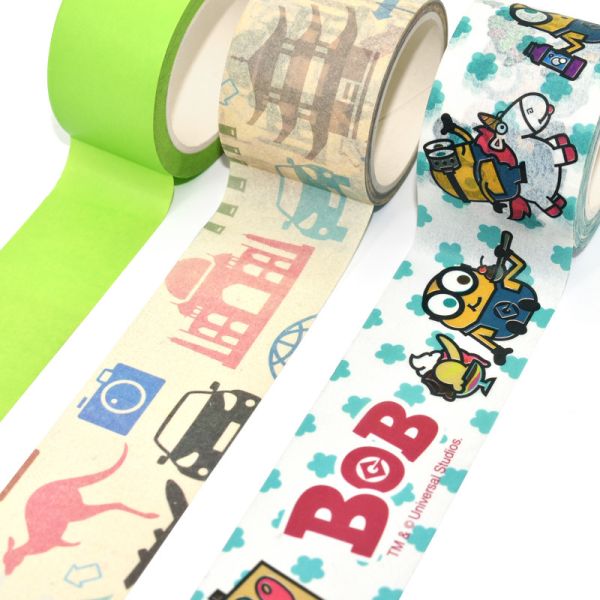 Красочная Writable коробка бумажной ленты Washi нестандартной конструкции Китая водоустойчивая установила в большую часть