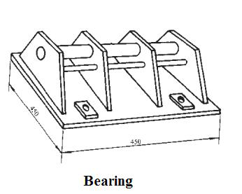 High Tensile Bailey Bridge Steel Bearing Plate Compact 100 / Compact 200