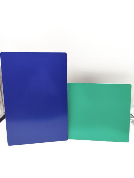 Brushed Exterior ACP Sheet Panel 2440mm Length Aluminum DHPE Coating