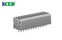300 Volt 12A spring clamp Terminal Block , 5.08mm Screwless Terminal Blocks