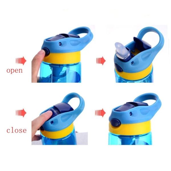 Stocked 500ml Customized Kids Drinking Bottle Water BPA Free Plastic Drink Bottle