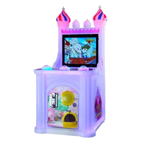 professional Video Game Coin Machine 100w Space Saving For Children