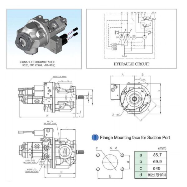 REXROTH HP2D21-G1SP-12/6.5-XR Excavator Hydraulic Piston Pumps