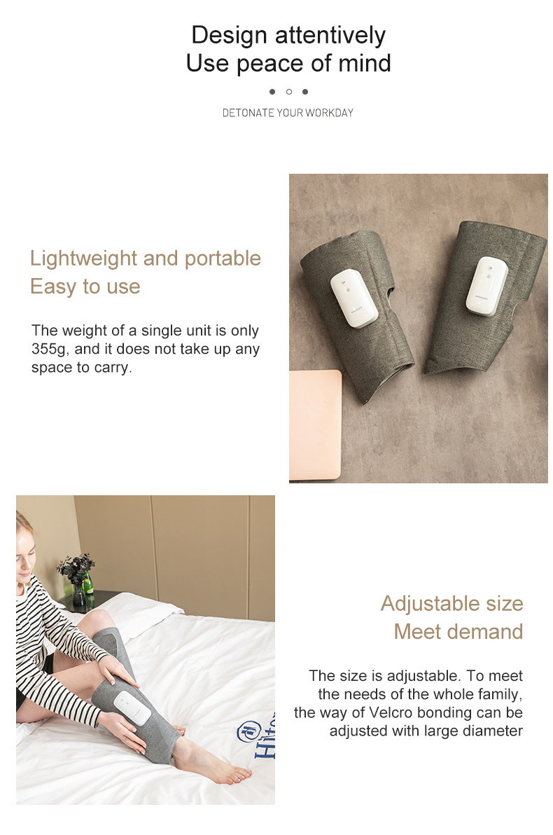 перезаряжаемые икра машины Massager обжатия ноги 2200mAh переформуя для циркуляции