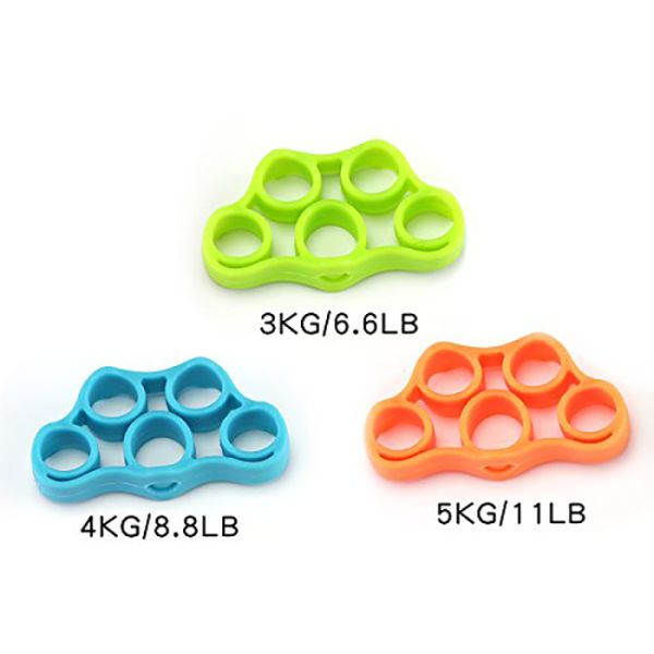 Finger Resistance Band Grip Strengthen Training Home Fitness Equipment