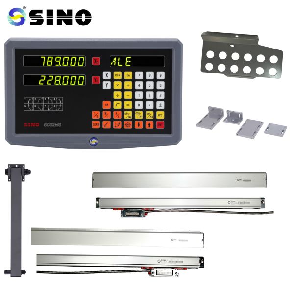 SDS2MS Visualizador Digital DRO de 2 Ejes Rectificado Fresado 60 Hz