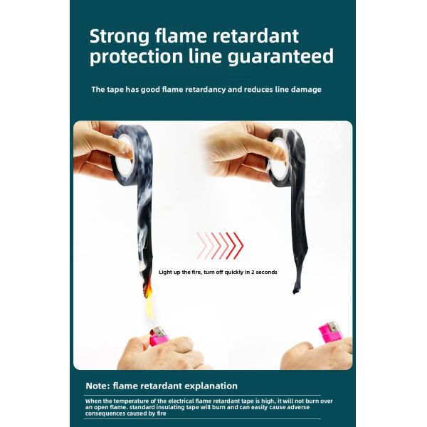Flame Retardant PVC Electrical Insulating Tape Single Sided Acrylic Adhesive Red Yellow Blue Green Black White Wire Cover Tape