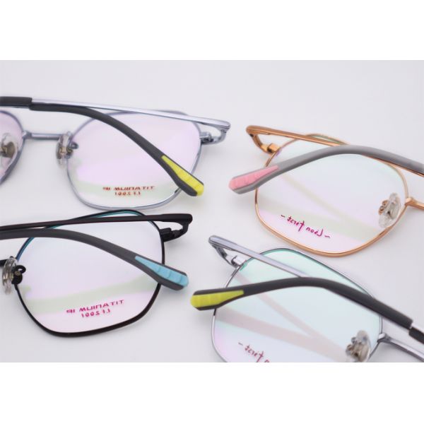 Polygon Kid Eyeglasses Frames Unisex In Lightweight Design LF 2001
