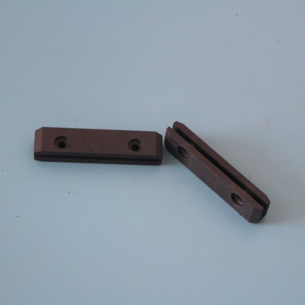 Stenter Machinery Spare Parts Babcock Finishing Machine Sling Pad Black Pads Peek Carbon Material
