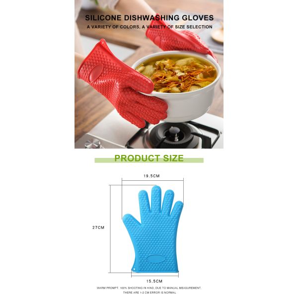 MAX Heat Silicone résistant GRILLENT TOUT ENTIER griller des gants pour faire cuire le Potholder de cuisson de barbecue