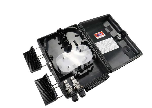 black Joint Box Fiber Optic, fiber optic cable junction box  IP68