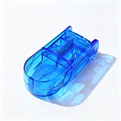 Pocket Tablet Splitter Clear View Pill Cutter Case Smart V Holder Medicine Slicer Device Wholesale Price Vitamin Divider
