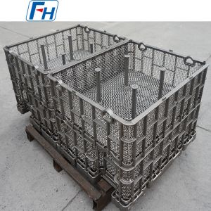 1.4849 Oil Cooled Heat Treatment Baskets And Frames 1500x900x138mm
