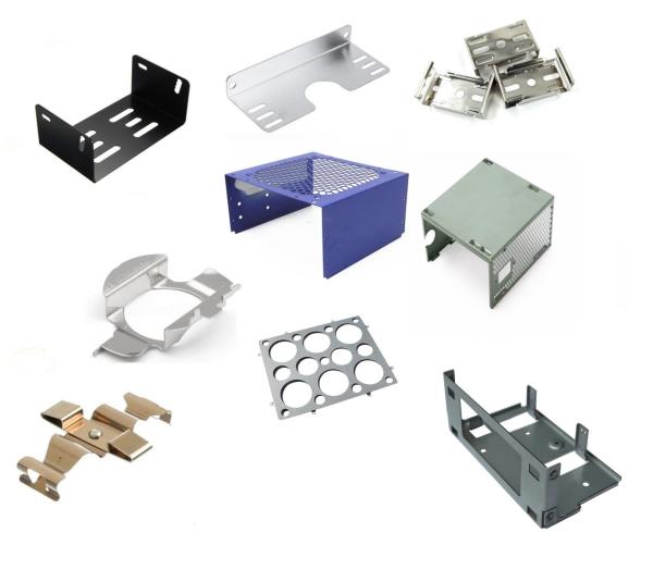 Stainless Steel Precision Sheet Metal Bending Parts 0.02mm Tolerance  coated