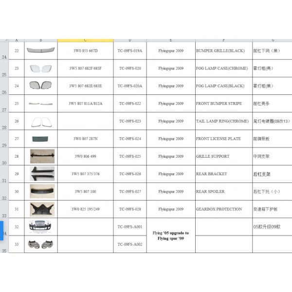FLYING SPUR 3W радиаторная решетка номерная табличка Раковина для Bentley Continental 2013