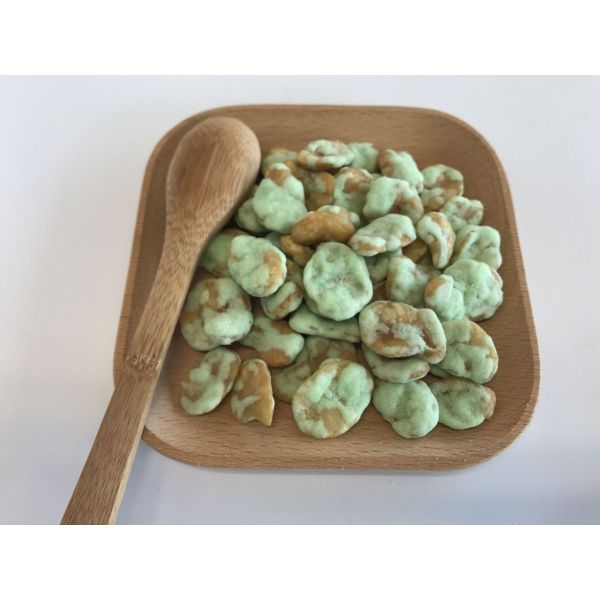 Coated Wasabi Roasted Salted Broad Beans Food Vitamins Contained For Children