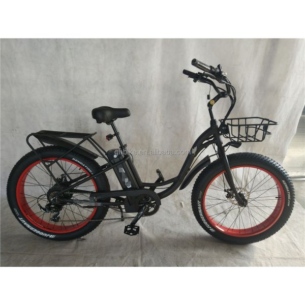 26 inch PAS 750W 1000W 48V Lithium Battery Fat Tire Mountain Electric Bike for Adult Men