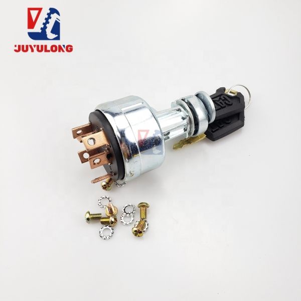 JUYULONG Engine Spare Parts 320 312 317 Excavator Ignition Switch 6 Lines 7Y3918 for CAT  Engine Repair Spare Parts