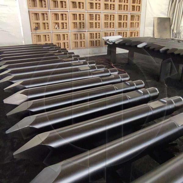 KOMAC KB1500 KB2000 KB2100 KB3500 Hydraulic Hammer Breaker Spare Parts 120MM Chisel KB300 KB400 KB1000