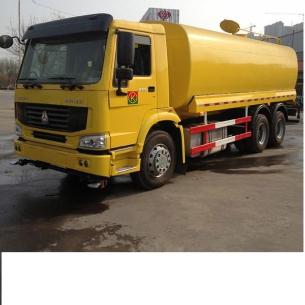 Curb Weight 6x4 20000 Liter  Water Tank Truck HOWO 30000kg Payload 11970kg