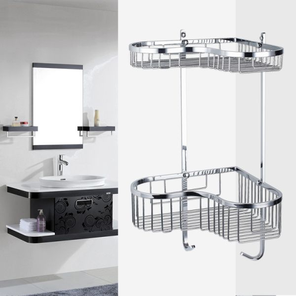 OEM гостиничная ванная комната угловая полка ванная комната