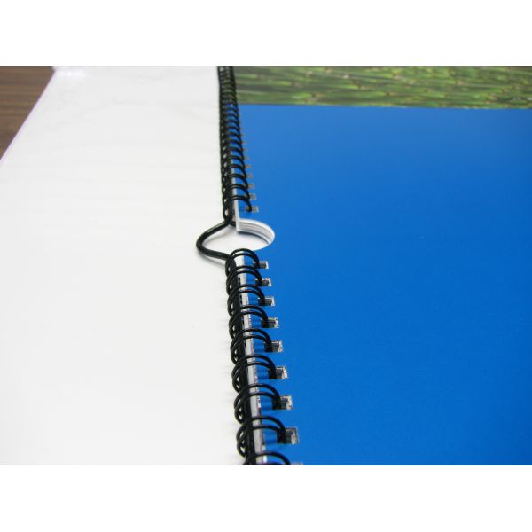 Professional comb closing machine PBW580 with hole punch for calendar