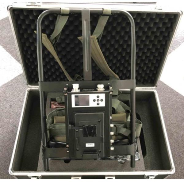 Military Cofdm Video Transmitter , Backpack Long Range Wireless Video Transmitter
