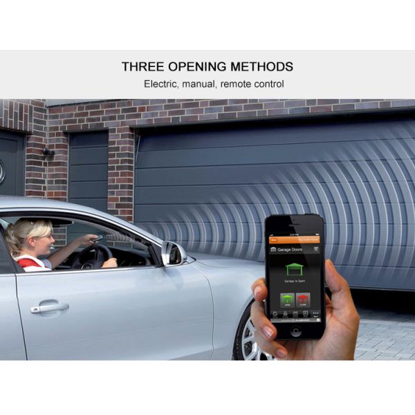 2025 Modern Automatic Industrial Sectional Pedestrian Door Good Price Bifold Garage Door Wholesale Electric Garage Door