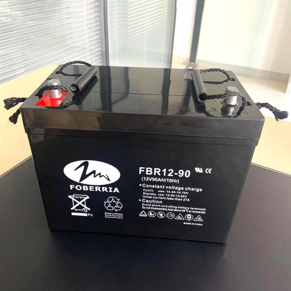 90 Amp Hour Vrla Gel Lead Acid Battery 400 Cycles F14 Terminal