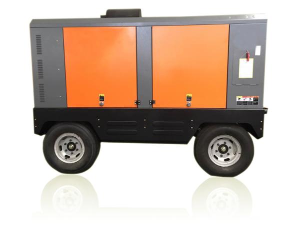 12 Bar Diesel Powered Portable Air Compressor 500cfm Sand Blasting Air Compressor