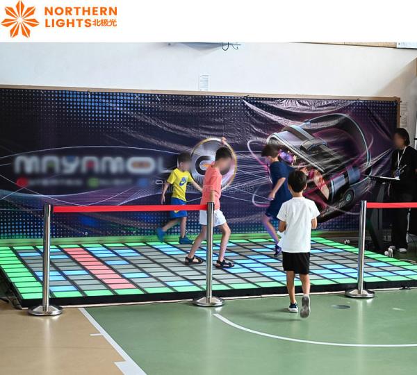 Fábrica 30x30cm Activate Game LED Dance Floor Jogos de atividade ao ar livre para crianças