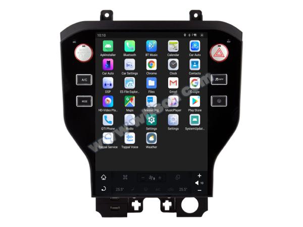 11.8 Screen Tesla Vertical Android Screen For Ford Mustang 2015-2021 Left Hand Driver Car Multimedia Stereo GPS Carplay Player