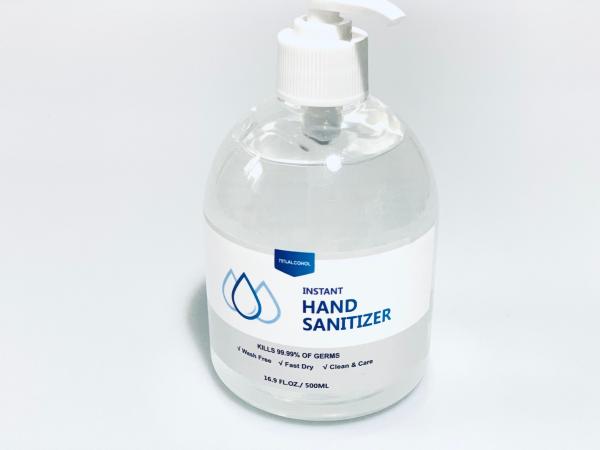 Portable Travel pack 500ml Hand Disinfectant Gel